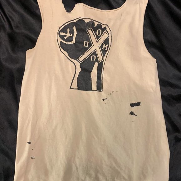 DISTRESSED LIMPWRIST BANDSHIRT - Picture 2 of 2